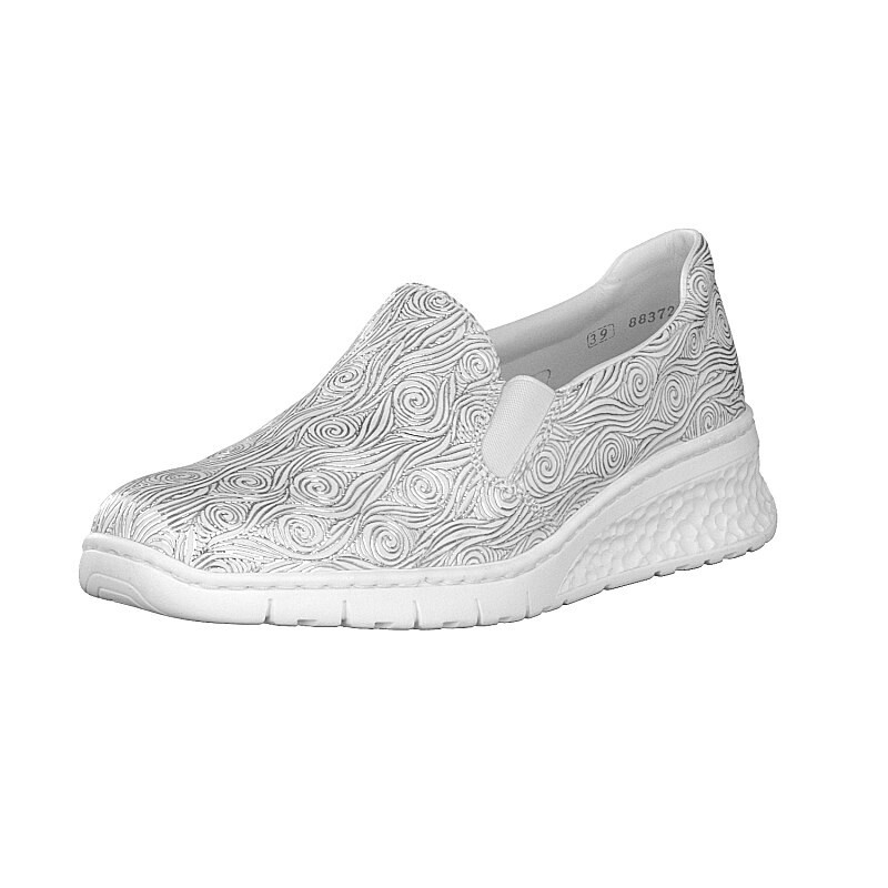 Slip On Rieker 58166-80 Para Mulher - Branco